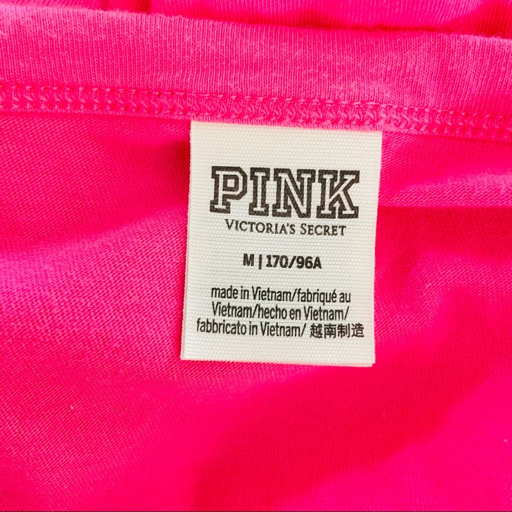 Pink Victoria secret crop top size L - Picture 4 of 7